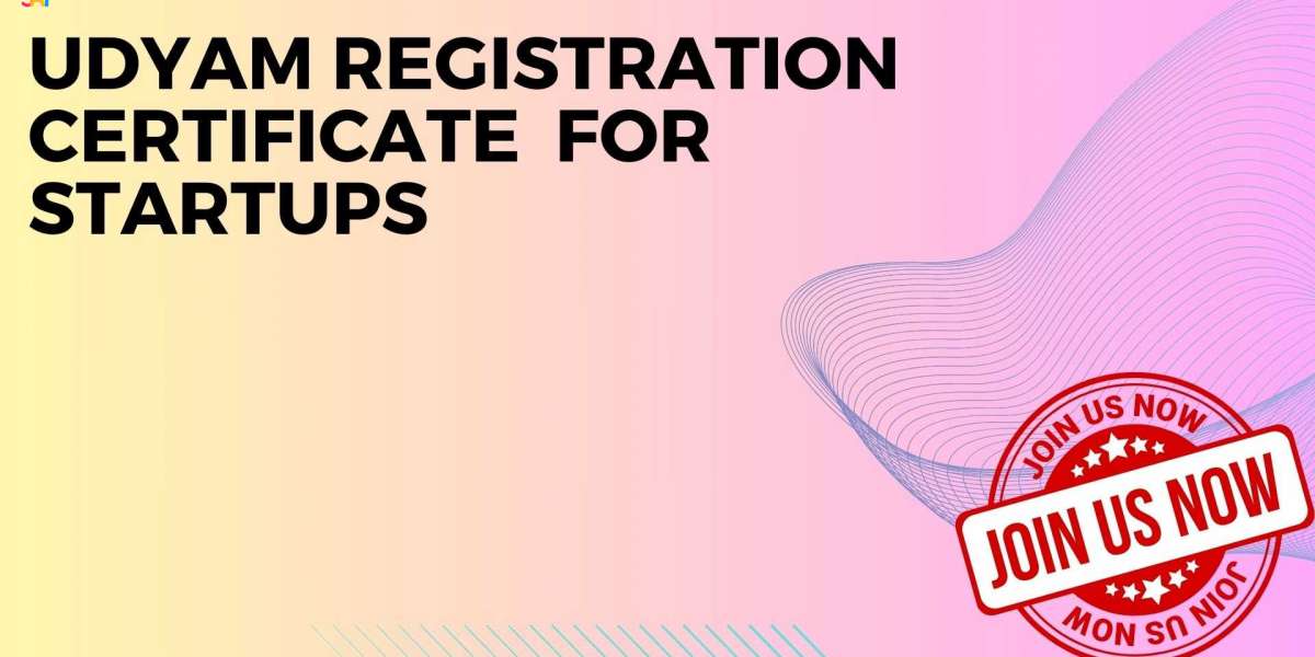 Udyam Registration Certificate  for Startups