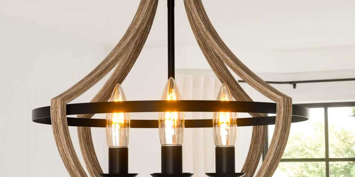 Illuminate Your Home with Timeless Elegance: The Farmhouse Chandelier by Luxury Lamp
