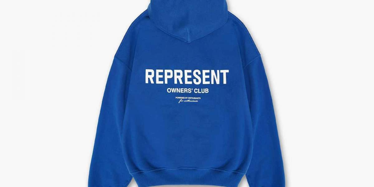 Blue Represent Hoodie, A Perfect Blend of Style and Comfort