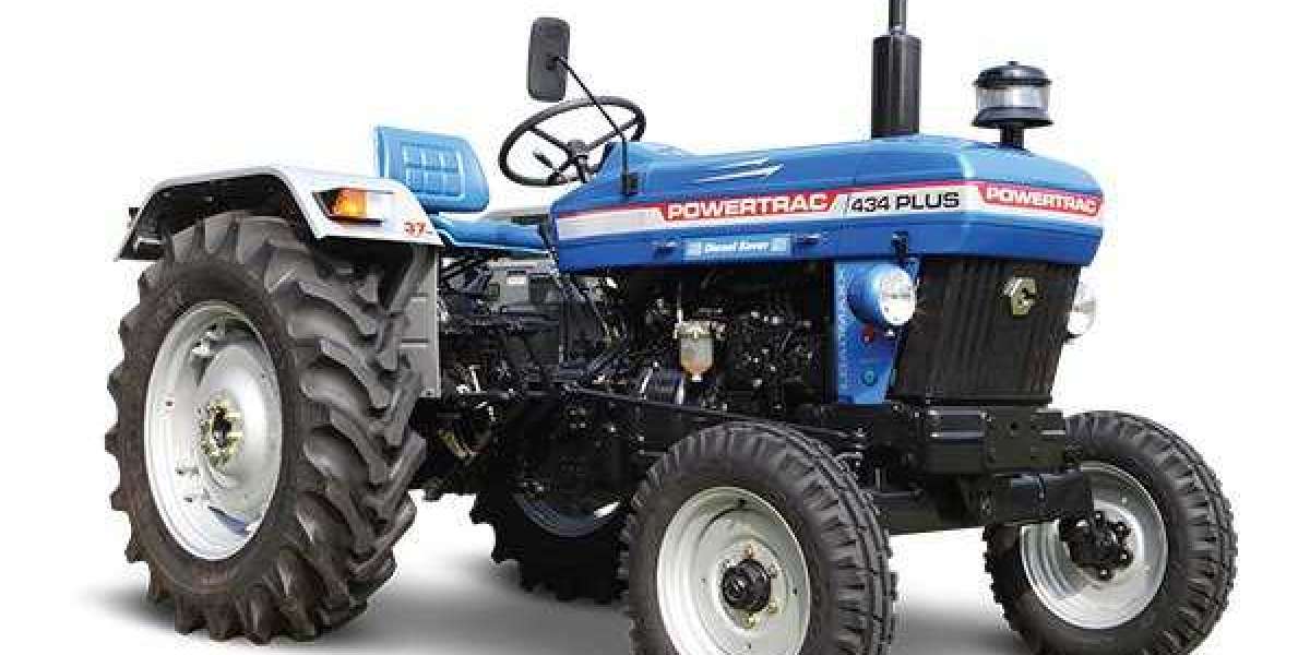 Powertrac 434 Plus Loadmaxx 37 HP Fuel Efficient and Powerful Tractor