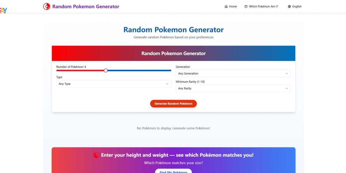 Discover Your Next Pokémon Adventure with RandomPokemon.games
