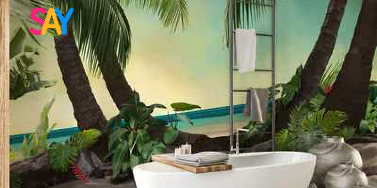 What’s the Best Color Scheme to Pair with Jungle Bathroom Wallpaper?