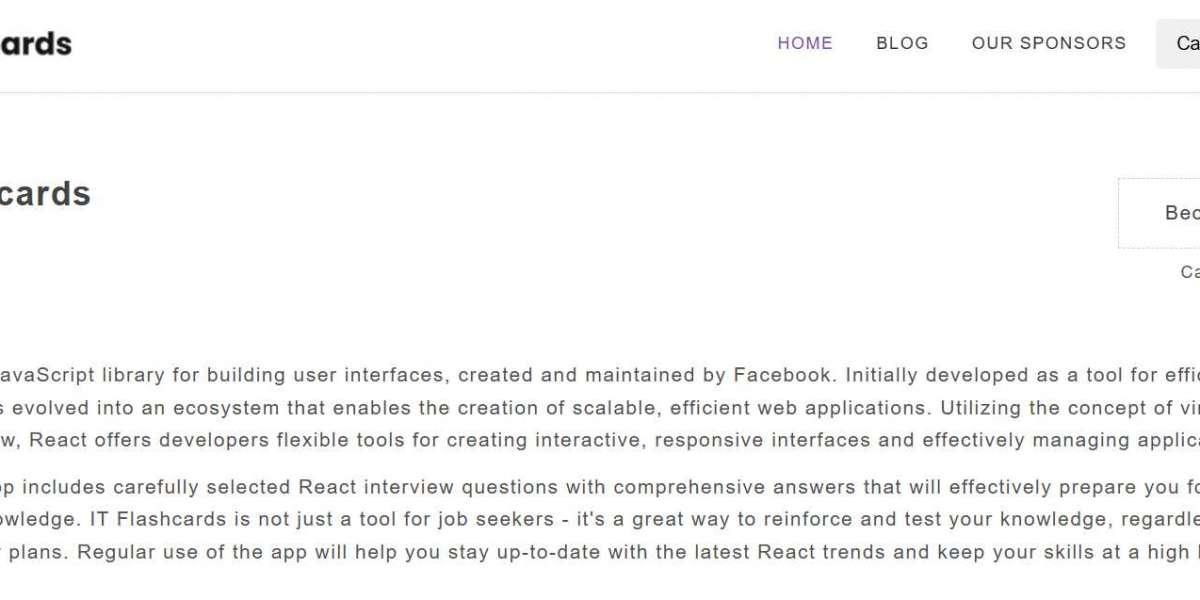 Build a Flashcard Quiz with React (Using IT Flashcards)