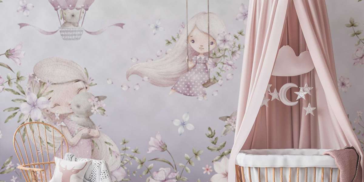 Sweet and Chic Wallpaper Looks for Girls’ Rooms